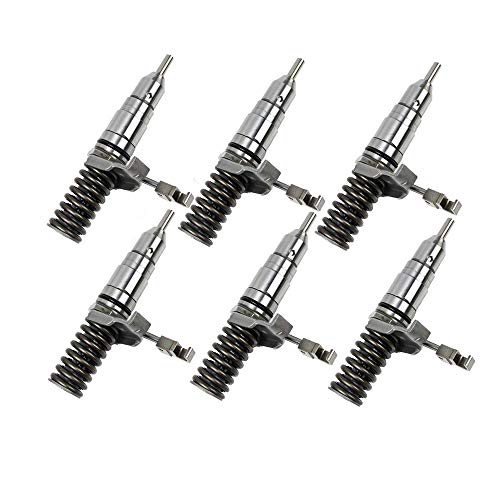 Compatible with 6 PCS Fuel Injectors 127-8218 1278218 for Caterpillar CAT 3116 3126 TK371 TK381 525B 535B 950G 960F 962G
