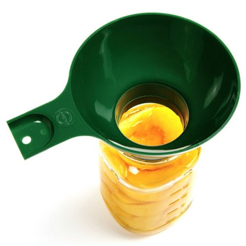 Norpro Canning Funnel Embudo de plástico de Boca Ancha, Color Verde, 4.75in/12cm