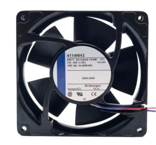 Ventilateur de refroidissement 4114NH3 évite la surchauffe de convertisseur 24V 19.5W 4 fils