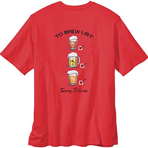 Tommy Bahama to Brew List X-Small Lucky Red T Shirt
