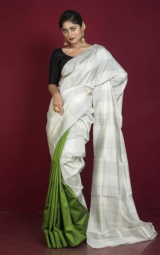 Bengal looms India Weaves of Elegance bishnupuri silk saree in katan silk – image 2