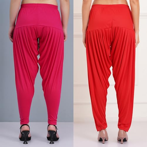Image of Buy That Trendz Patiala Pant for Women Viscose Relaxed Fit Dhoti Patiyala Salwar Harem Style Bottom Pants