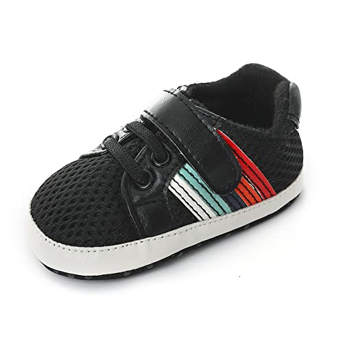 Image of Clowora Baby Boys Girls Shoes Non-Slip Rubber Sole Sneakers Infant First Walking Toddler Crib Shoes Newborn Loafers Flats.