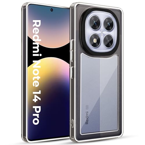 Image of A rtistque Ultra Stylish Back Cover Case for Redmi Note 14 Pro 5G | Premium Shockproof TPU | Protective Design | Redmi Note 14 Pro 5G Cover - Black