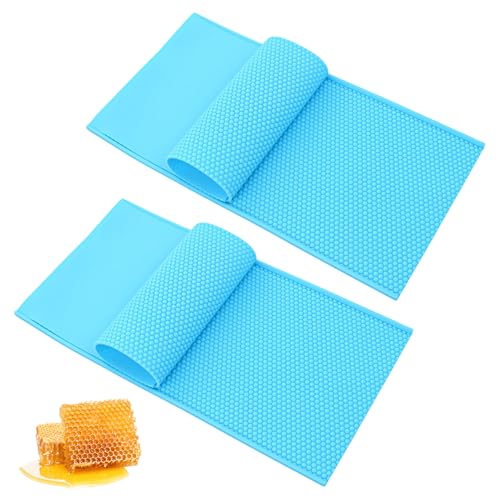 Moule à gaufrer en nid d'abeille en silicone flexible : fini les feuilles de cire brisées