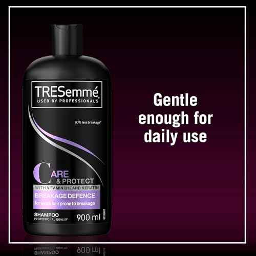 Image of TRESemme Care & Protect Breakage Defence Shampoo, 900 ml, With Vitamin B12 and Keratin, For Hair Prone to Breakage