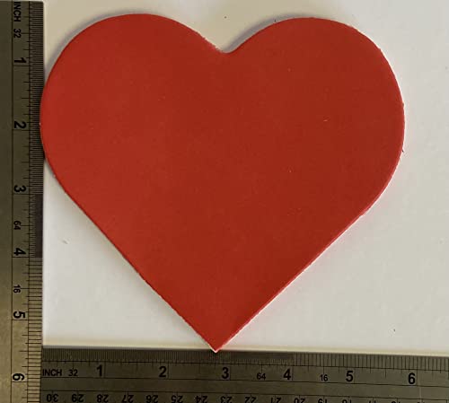 Shapes Etc. Heart Large Notepad, 5" X 5", 50 Sheets In A Notepad For Classroom, Holiday, Love Notes Kids’ Love And Peace School Craft Projects, Valentine’s Day Craft. #TOP1