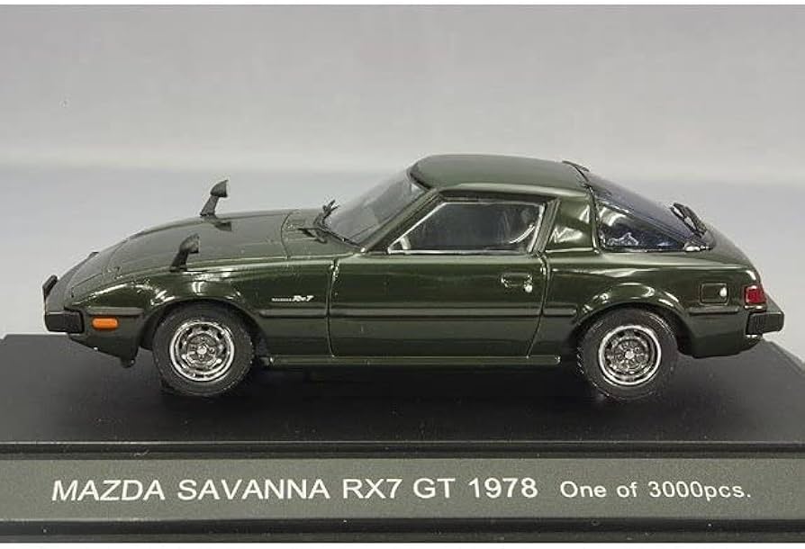 Amazon | □エブロ 1/43【マツダ サバンナ RX-7 GT 1978 (グリーン