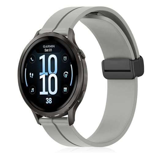 [RicYeel] 18mm Ct VRoh Garmin Venu 4 41mm 3S 2S/Forerunner 265S/255S/255S Music/Vivoactive 4S Ή oh }Olbgt ȒP X|[coh X