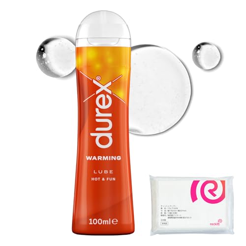 デュレックス 潤滑ゼリー ウォーム 100ml 水性 ローション あったかタイプ + おまけ付き - 画像1