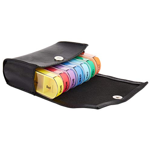 1個 28正方形毎週7日間の錠剤ピルボックスホルダー 医薬品保管オーガナイザー コンテナケース