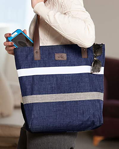 Bolso tote de hombro para mujer, bolso de mano con asa superior, tipo cartera o satchel, ideal para trabajo, universidad, viajes, negocios y uso casual miniatura 2