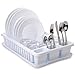 Tatay 1127001 Escurreplatos Rectangular con Bandeja plástico Polipropileno Libre de bpa, Blanco,...