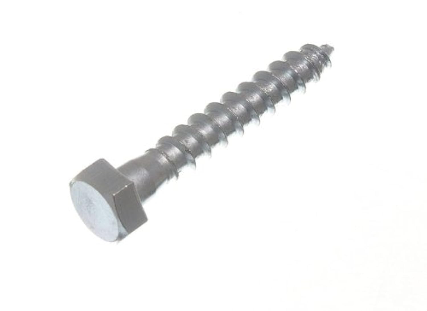 24 x HEX Hexagon Head Coach Screw BZP Steel M8 X 50MM