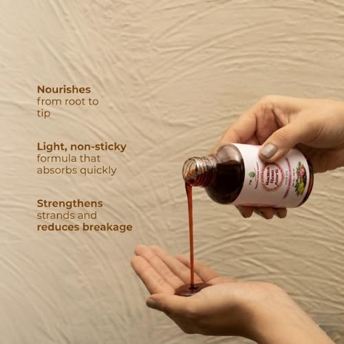 Image of Hair Care Kit | Herbal Hair Oil, Hair Serum & Neem Wooden Comb | Supports Hair Growth, Reduces Hair Fall & Frizz | For Dry, Damaged Hair | Men & Women