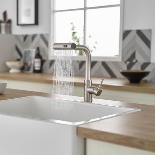 Grifo de cocina sin contacto CENOSA para evitar manchas en el fregadero con sensor 8