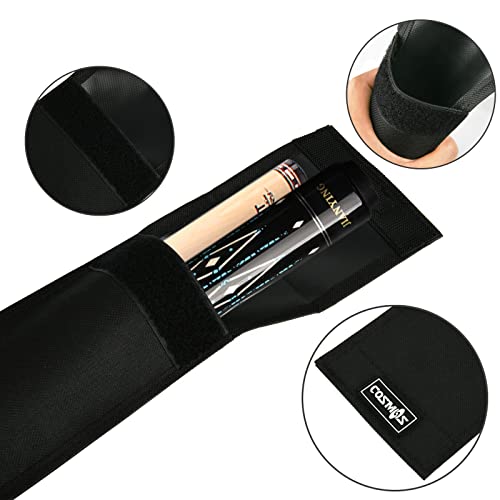 Bolsa de transporte para palo de billar Cosmos: elegante diseño negro de 32'' con mini estuche 4