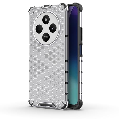 Image of Hard PC Back Case Cover for Redmi 14C 5G Anti Slip Ultra Thin Shockproof Reinforced Corners (Polycarbonate|Clear)