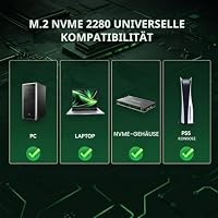 KingSpec M.2 NVMe SSD - Championship Edition, 3D NAND Flash, Ideal for Gaming PC & Laptop Upgrade (512, GB) – Ansicht 3