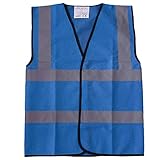 Blue Hi Vis Hi Viz Safety Vests Waistcoats, Work Wear & Events, Bulk Discounts, Brook Hi Vis.