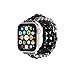Glittering Bracelet Compatible with Apple Watch Band 41mm 40mm 38mm Women Stretchy Beaded Dressy Handmade Elastic Jewelry Fancy Strap for iWatch Series 8 7 6 5 4 3 2 SE (38mm/40mm/41mm Black)