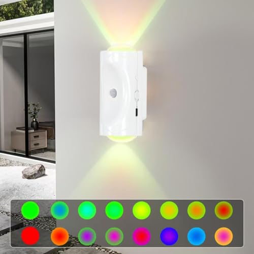 Luz pared LED recargable e iluminación decorativa con sensor de movimiento 2
