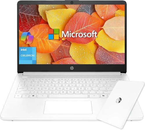 Image of HP 14 inch Student Laptop, Intel Celeron, Intel UHD Graphics, 4GB RAM