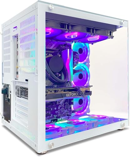 INFOMAX | PC Gamer, Ordinateur de Bureau, PC Gaming - Processeur Intel Core i7-12700KF • NVIDIA RTX 5060 Ti 16 GO • RAM DDR4 32 GO RGB• SSD 1 to • WiFi • BOÎTIER ARGB 9 VENTILOS • Watercooling – Image 5