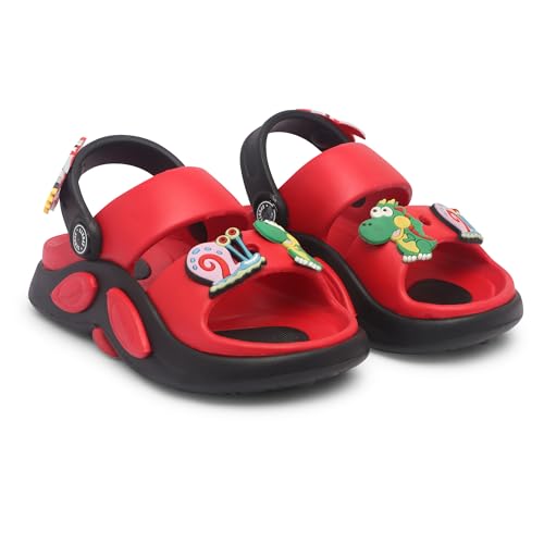 Image of Kids Cartoon Character Sports Sandals Lightweight Soft Sole Slip-On Sandals with Adjustable Back Strap for Boys & Girls