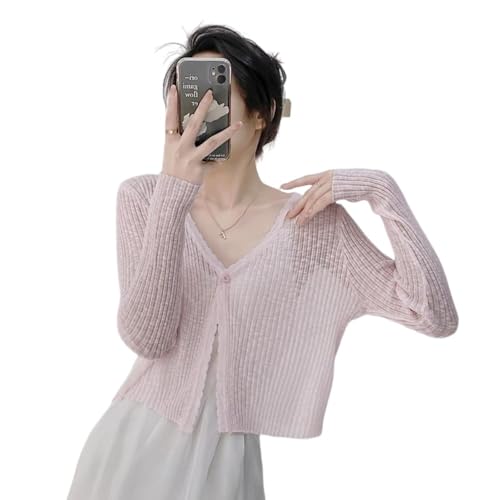 Fashionable Short Knitted Top With Hollowed-Out Front Tie Design, Suitable For Wearing On Various Occasions