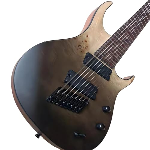 CoByda HandMade Generation Pro Guitare électrique 8 cordes Gris marée délavé Guitare droitier avec frette en acier inoxydable - Les Beatles, Paul McCartney, John Lennon, RIngo Starr, George Harrison CoByda HandMade Generation Pro Guitare électrique 8 cordes Gris marée délavé Guitare droitier avec frette en acier inoxydable – Image 5
