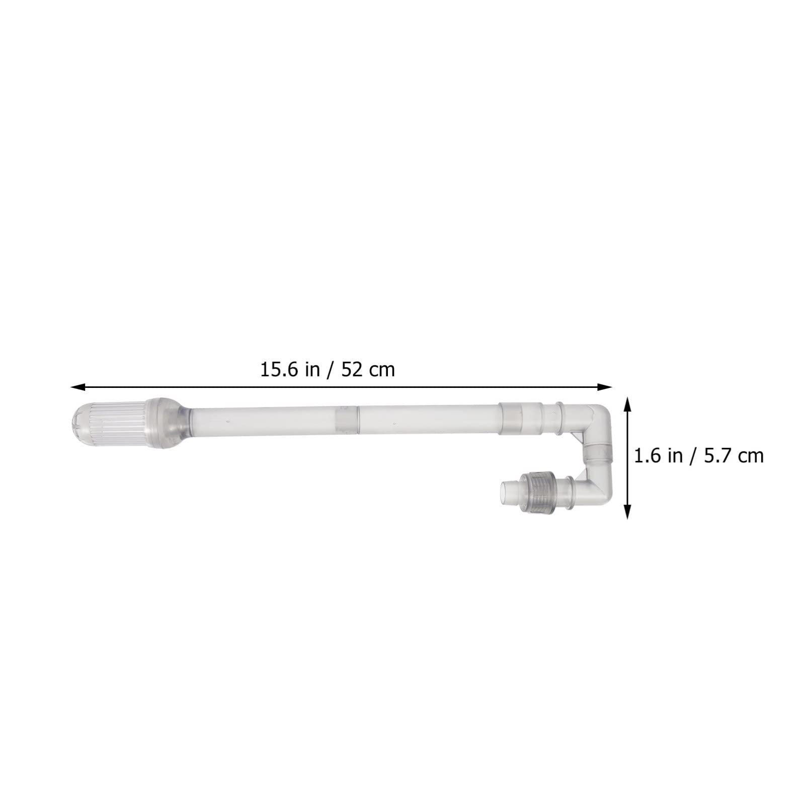 POPETPOP 3 Sets Wasserauslass von Aquariumrohr-Abflussrohr, Einlass-Zubehör, Ersatzzubehör, Fischkanisterfilter, externer Tank, professionelle Rohrteile, Filter