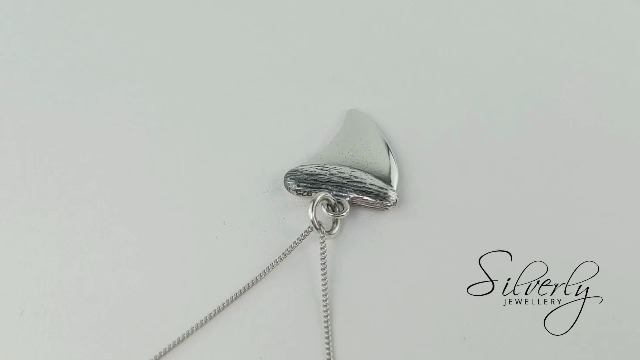 Collana Con Dente Di Squalo E Occhio Di Tigre – Argento 925, Ciondolo Squalo, Uomo E Donna, CUPENDA