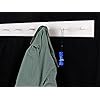 Amazon.com: White Shaker Peg Rack - Solid Maple Peg Hook Rack - Wooden ...