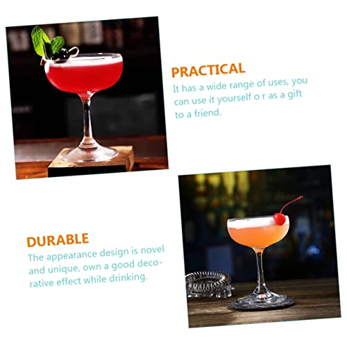 UPKOCH Copos De Margarita Copos De Martini Retrô De Vidro 6 Peças Vidro Colorido Óculos Para Festa F