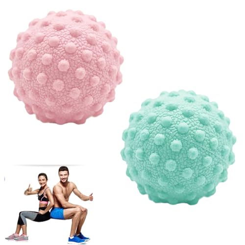 Juego de 2 pelotas de masaje para fascitis plantar, rodillo y masaje de pies