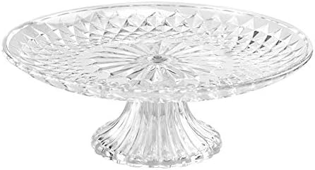 Support à Gâteau Miroir Cristal – 18 Pouces – Pour Mariage – NEUF