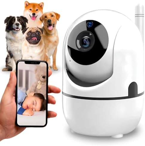 Babá Eletrônica Wifi Câmera Sem Fio Visão Noturna Microfone