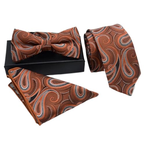 Corbata de hombre para negocio y casual blanca con estrella
