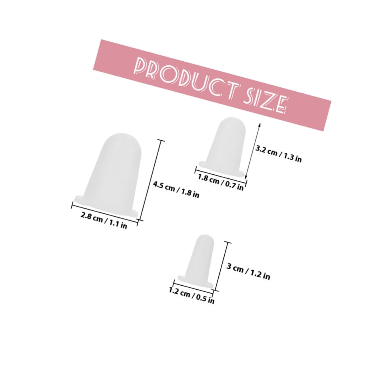 DOITOOL 6 Stück Spritztüllen Schutzkappen aus Silikon Flexibler Spritztüllenschutz für Tortendekoration Verschleißfest Verhindert Austrocknung Praktisches Backzubehör