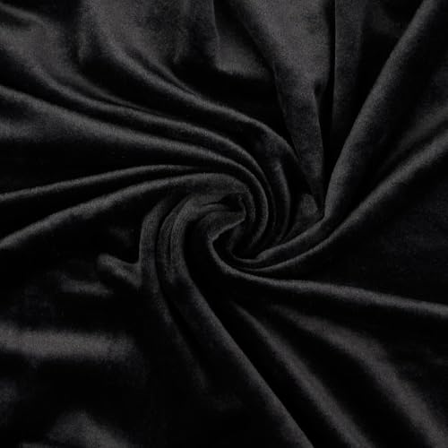 Polaire velours Squish Cuddle noir 5 m pour coudre vos plaids de salon cocooning