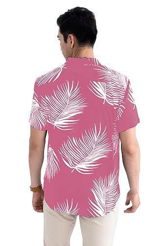 Image of Venisa Men's Cotton Blended Printed Casual Shirt