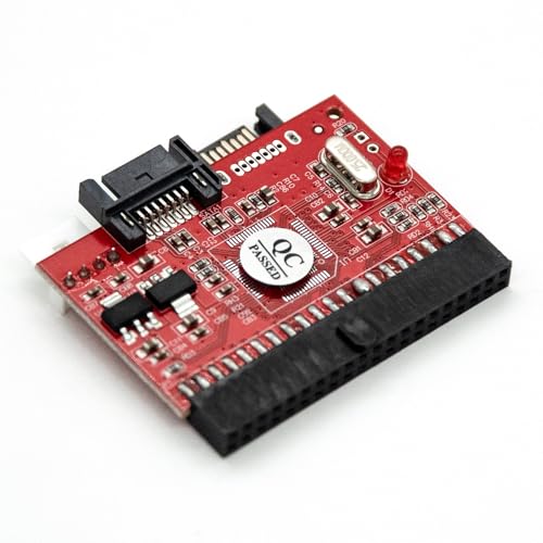 Set completo incluso: la confezione include convertitore da IDE a SATA, cavo SATA e cavo di alimentazione a 4 pin