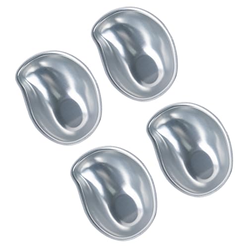 jojnsha 4 Moldes Creativos De Mochi Con Forma Melocotón Y Suministros Para Hornear Aleación Aluminio Seguros Alimentos Cocineros Caseros Moldes Multifuncionales Aleación