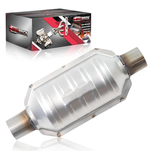 HIGHBRICK 2" Universal Catalytic Converter with O2 Port & Heat Shield (EPA Compliant)