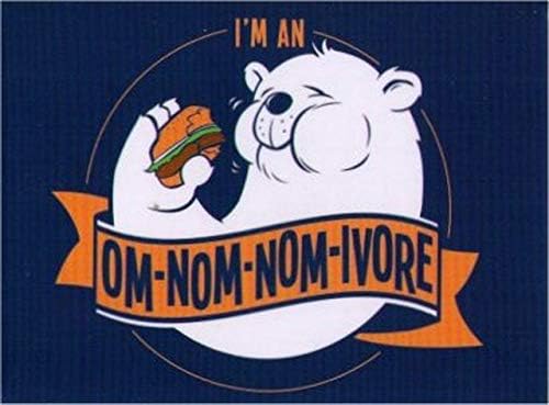 SNORGS, I'm An Om-Nom-Nom-Ivore Bear, Officially Licensed, 3.5" x 2.5" MAGNET