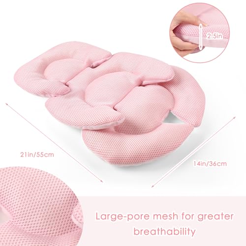 Cojín Reductor para Silla de Auto Infantil Rosa miniatura 3