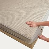 Matratzenschoner Weicher 70X140,80x190/200,140x190/200,160x190/200 Matratzenauflage Baumwolle Bis 30cm Höhe Atmungsaktiv Waschbarer Topper/Bezug für Matratzen Gestepptes Spannbettlaken(60x120cm,Gray B