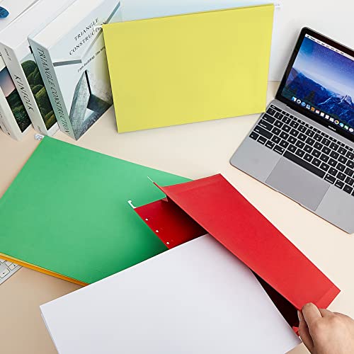 15 Pieces Expanding Hanging File Folders Capacity File Folders Hanging File Folders File Pockets Organizer File Folders Designed For Files And Charts, Letter Size Standard Color #TOP6