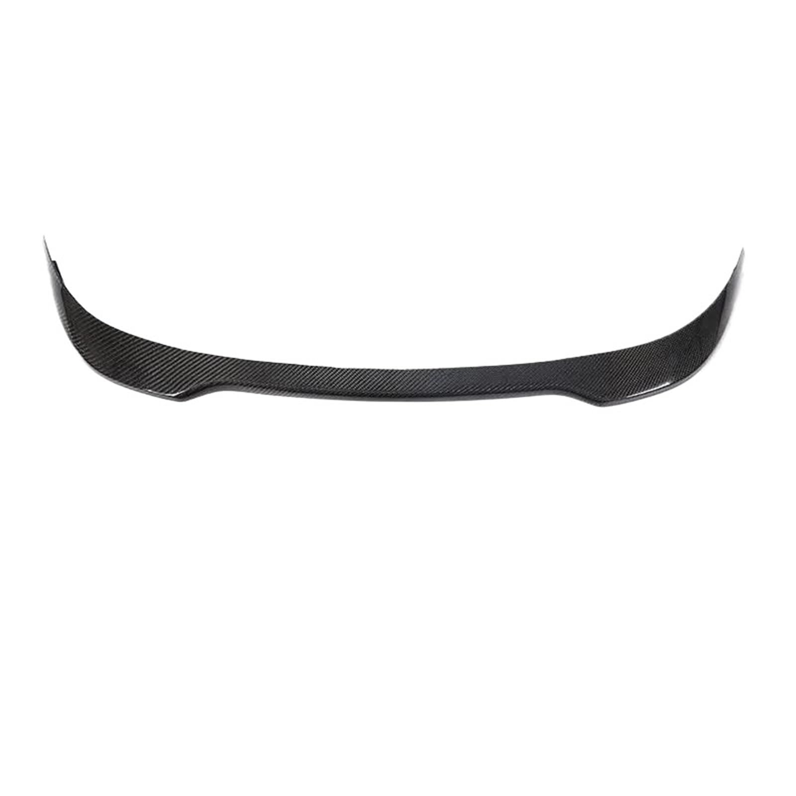 YDCDFVBVGM Rear Boot Spoiler Lip Wing For Fiat 500 For Abarth 595 Car Racing Rear Spoiler Highkick Roof Wing Lip FRP Full Carbon Fiber Car Rear Spoilers(Gloss Black)